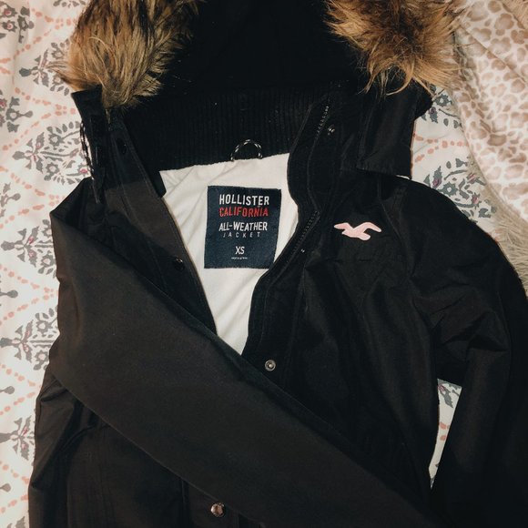Hollister All WeatherJacket  XS Black - Picture 1 of 3